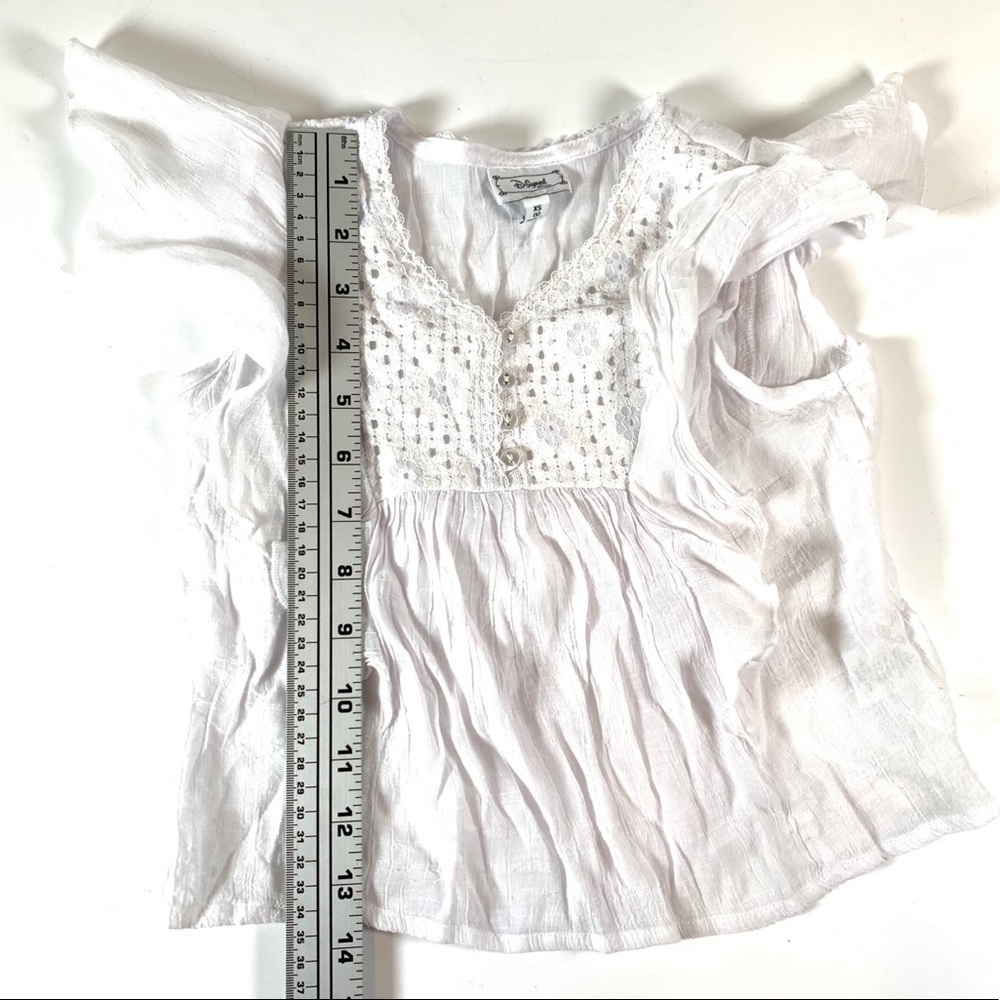 White Lightweight Blouse Disney D-Signed - Picture 2 of 7